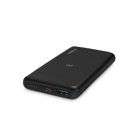 ttec Powerbank 10.000mAh Slim Pro W Wireless, Black
