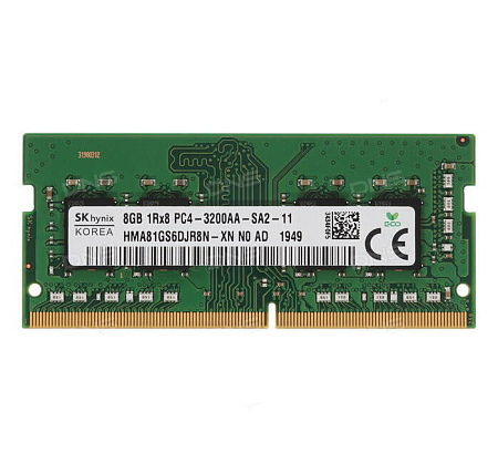 .8GB DDR4- 3200MHz  SODIMM Hynix Original PC25600, CL22, 260pin DIMM 1.2V 
