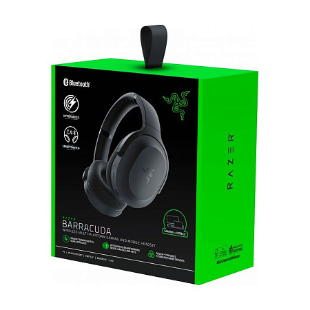Gaming Wireless Headset Razer Barracuda, 50mm drivers, 20-20kHz, 32 Ohm, 96db, 300g, 40h, On-earcup Gaming Wireless Headset Razer Barracuda, 50mm drivers, 20-20kHz, 32 Ohm, 96db, 300g, 40h, On-earcup
