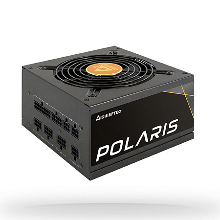 Power Supply ATX 750W Chieftec  POLARIS PPS-750FC, 80+ Gold, 140mm, Active PFC, Half-Bridge LLC+DC/D