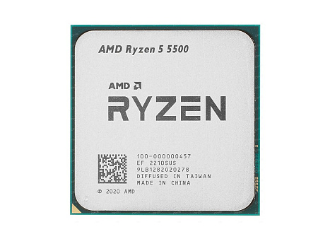 CPU AMD Ryzen 5 5500 (3.6-4.2GHz, 6C/12T, L2 3MB, L3 16MB, 7nm, 65W), Socket AM4, Tray CPU AMD Ryzen 5 5500 (3.6-4.2GHz, 6C/12T, L2 3MB, L3 16MB, 7nm, 65W), Socket AM4, Tray