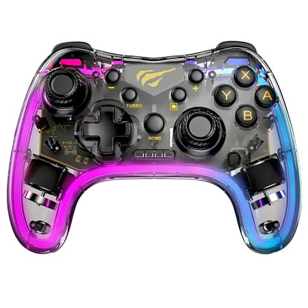 Wireless Gamepad Havit G180BT, Auto-fire turbo mode, 800mAh, RGB, 2.4Ghz/BT 5.0, PS4/Android/PC