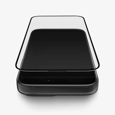 Uniq Glass Screen Protector Optix Vivid Clear for iPhone 15 Pro, Black Uniq Glass Screen Protector Optix Vivid Clear for iPhone 15 Pro, Black