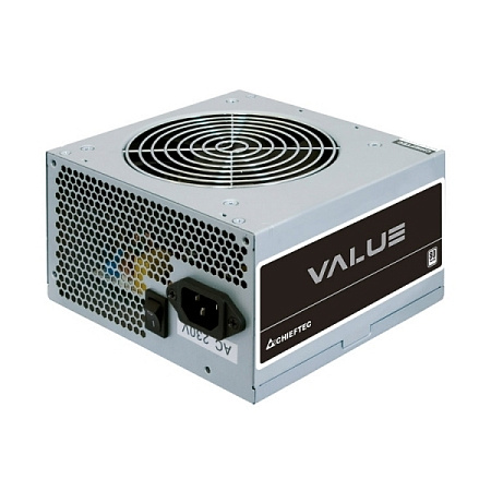 Power Supply ATX 600W Chieftec Value APB-600B8  85+, 120mm, Active PFC, w/o power cord, Silver
