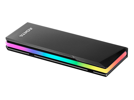 .M.2 SATA /NVMe SSD Enclosure ADATA XPG EC700G USB3.1 Type-C/A, RGB, Slim Durable Aluminum