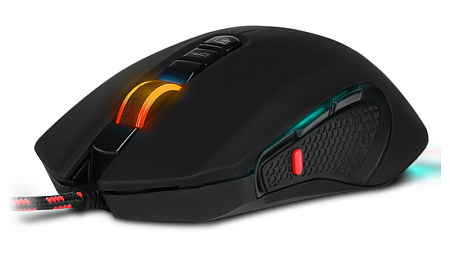 Gaming Mouse SVEN RX-G955, 600-4000 dpi, 8 buttons, 148g., Ambidextrous, Programmable, Built-in memo