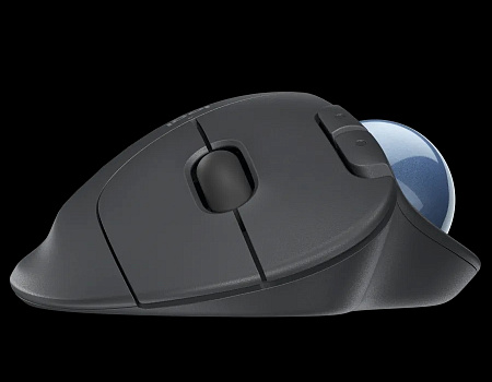 Wireless Trackball Mouse Logitech M575, 400-2000 dpi, 5 buttons, Ergonomic, 1xAA, Unifying, 2.4Ghz+B