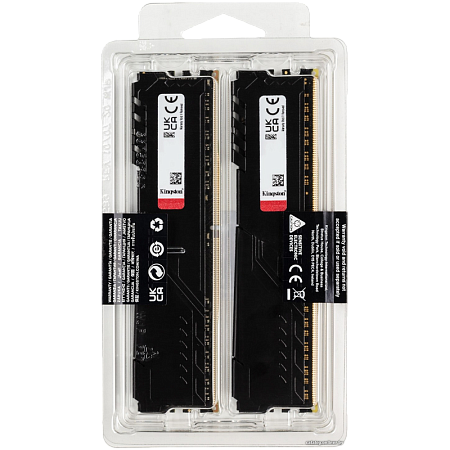 16GB DDR4-3200MHz  Kingston FURY Beast (Kit of 2x8GB) (KF432C16BBK2/16), CL16-18-18, 1.35V, Black
