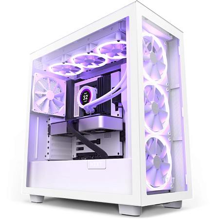 Case ATX NZXT H7 Elite, 3x140mm RGB & 1x140mm, RGB Hub, Front&Side Tempered Glass, Dust Filter, 2xUS