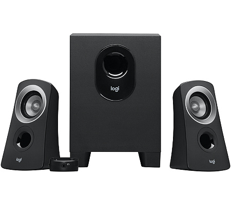 Speakers Logitech Z313, 2.1/25W RMS, Wired RC, Black