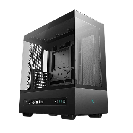 Компьютерный корпус Deepcool CH690 Digital, Midi-Tower, Без блока питания, Чёрный