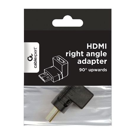 Adapter HDMI  M to HDMI F 90 degrees, Cablexpert "A-HDMI90-FML"
