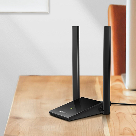 USB3.0 High Gain Wi-Fi AC Dual Band LAN Adapter TP-LINK "Archer T4U Plus", 1300Mbps, MU-MIMO,5dBi USB3.0 High Gain Wi-Fi AC Dual Band LAN Adapter TP-LINK "Archer T4U Plus", 1300Mbps, MU-MIMO,5dBi