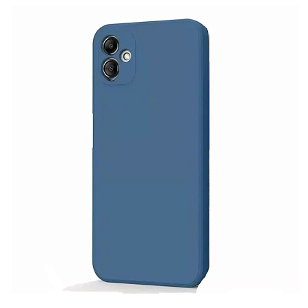 Helmet Case Liquid Silicone Samsung A05, Blue Helmet Case Liquid Silicone Samsung A05, Blue