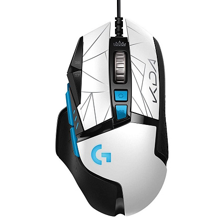 Gaming Mouse Logitech G502 Hero, 25, 6k dpi, 11 buttons, 400IPS, 40G, 121g+18g, 10000Hz, Ergonomic, 
