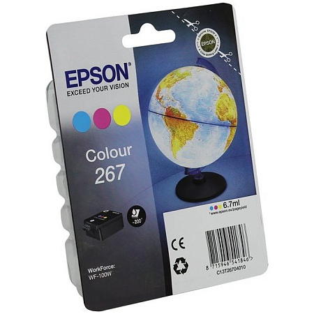 Ink Cartridge Epson C13T26704010 Tri-color for WF-100
