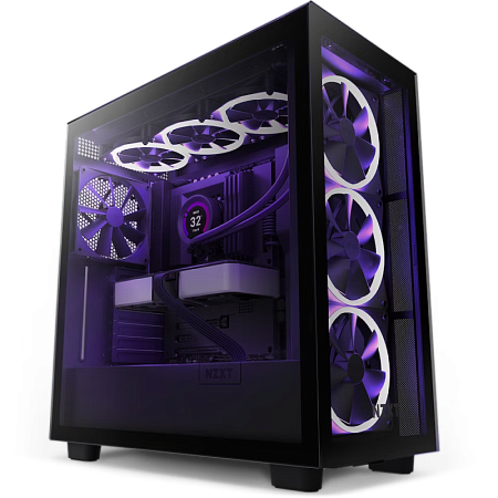 Case ATX NZXT H7 Elite, 3x140mm RGB & 1x140mm, RGB Hub, Front&Side Tempered Glass, Dust Filter, 2xUS