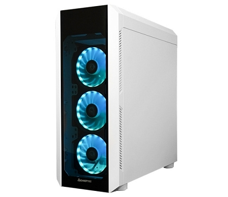 Case ATX Chieftec SCORPION III, w/o PSU, 0,6mm, 4x120mm RGB, Front & Side Tempered Glass, 2xUSB3.0, 