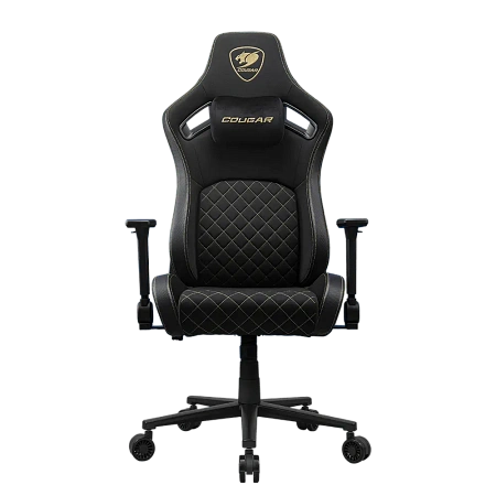 Игровое кресло Cougar Defensor, Ткань, Искусственная кожа, Gold F