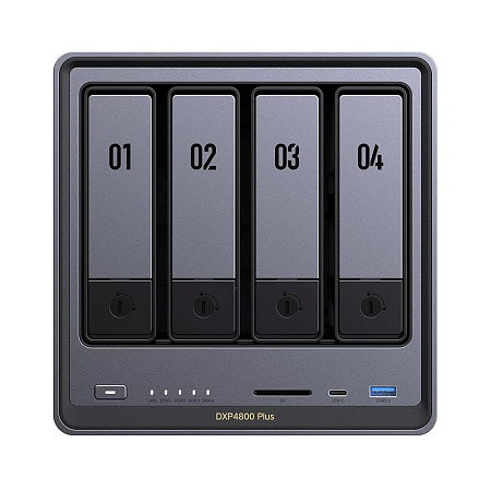 UGREEN Network Attached Storage DXP4800 Plus 4-Bay (Diskless) EU, Black