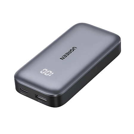 UGREEN Power Bank Two-way Fast Charging 10000mAh, 30W, Grey