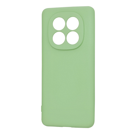 WOO Case Liquid Silicone Xiaomi Redmi Note 14 Pro 5G, Green WOO Case Liquid Silicone Xiaomi Redmi Note 14 Pro 5G, Green