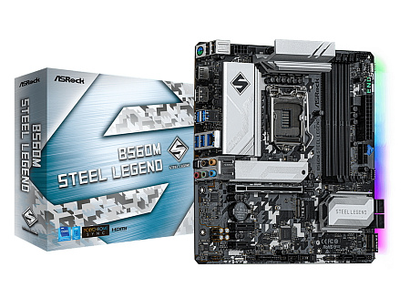 MB S1200 ASRock B560M STEEL LEGEND mATX MB S1200 ASRock B560M STEEL LEGEND mATX
