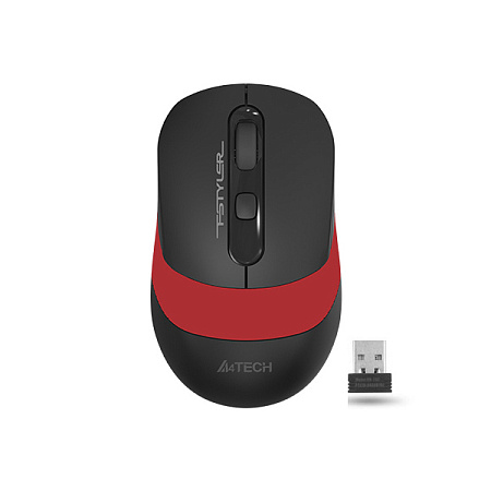 Wireless Mouse A4Tech FG10, 1200-2000 dpi, 4 buttons, 88g, Ambidextrous, Programmable, 1xAA, 2.4Ghz,