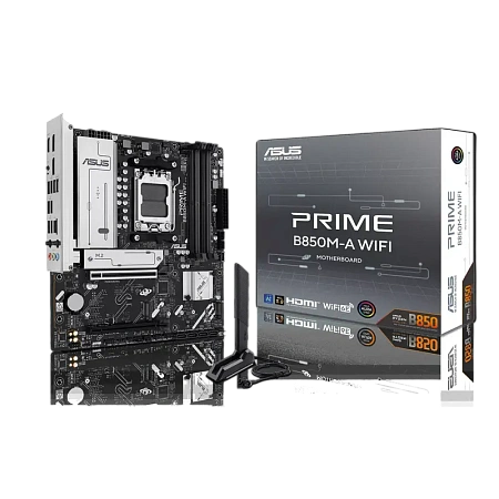 Материнская плата ASUS PRIME B850M-A WIFI, AM5, AMD B850, Micro-ATX,процессоры ,оперативная память, ssd, M2, hdd, кейсы
