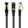 Патч-корд Cablexpert PP8-LSZHCU-BK-2M, Cat8 S/FTP, 2м, Черный