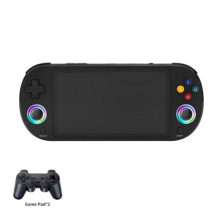 DEZORQ M22PRO Handheld Retro Game Console, 64GB HDMI 2 Gamepads, Black