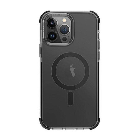 Uniq Case PC Hard Magclick Charging Combat for iPhone 14 Pro, Charcoal