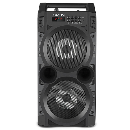 Speakers SVEN "PS-440" 20w, Black, TWS, Bluetooth, FM, USB, microSD, LED-display, RC, 2x2000mA* Speakers SVEN "PS-440" 20w, Black, TWS, Bluetooth, FM, USB, microSD, LED-display, RC, 2x2000mA*