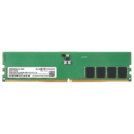 Оперативная память Transcend JetRam, DDR5 SDRAM, 5600 МГц, 32 Гб, JM5600ALE-32G,процессоры ,оперативная память, ssd, M2, hdd, кейсы