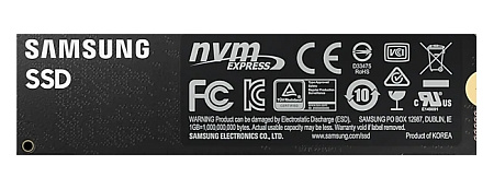 .M.2 NVMe SSD  500GB  Samsung   980 [PCIe 3.0 x4, R/W:3100/2600MB/s, 400/470K IOPS, Pablo, TLC]