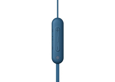 Bluetooth Earphones SONY WI-C100, Blue Bluetooth Earphones SONY WI-C100, Blue
