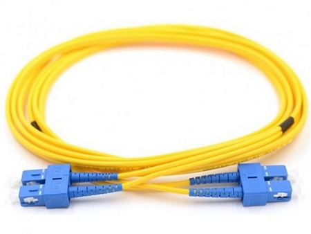 Fiber optic patch cords, singlemode Duplex SC-SC, 5m Fiber optic patch cords, singlemode Duplex SC-SC, 5m