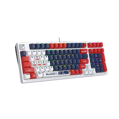 Gaming Keyboard Bloody S98 Sports, Mechanical, BLMS Linear SW, Hot-Swappable, Quiet Typing, 98-Keys,