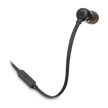 JBL Earphones 3.5mm with Mic Tune 110, Black