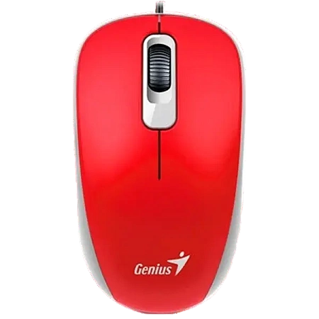 Мышь Genius DX-110, Красный, клавиатуры ,мышки ,веб камера ,коврики ,флешки , 16gb, 32gb,64gb,128gb,256gb,512,microsd,sd