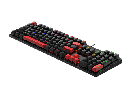 Gaming Keyboard Bloody S510R, Mechanical, BLMS Linear SW, Double-Shot Keycaps, Macro, Onboard Memory Gaming Keyboard Bloody S510R, Mechanical, BLMS Linear SW, Double-Shot Keycaps, Macro, Onboard Memory