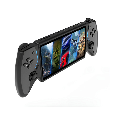 Game Console HC-8000 Handheld Retro, Built-in Games, Black