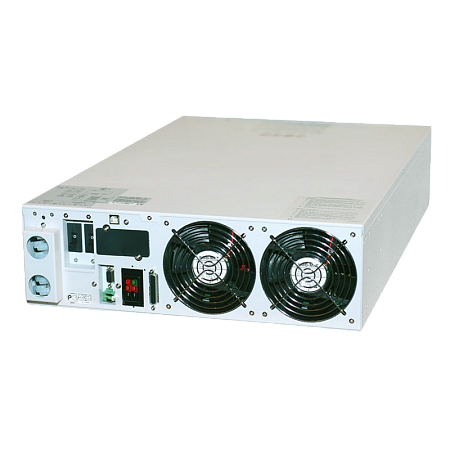 UPS PowerCom VRM-6000 6000VA/4200W, Rack 3U, On-Line, LCD,AVR,RJ45,USB,RS232, SNMP, Ext. batt. conn