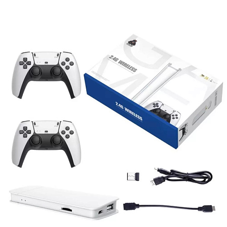 Retro Game Console M15 Pro 64GB 20000 Games, White