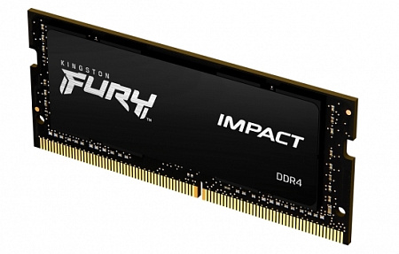 8GB DDR3 1600MHz SODIMM 204pin Kingston FURY Impact (KF316LS9IB/8), CL9-9-9, 1.35V, Black 8GB DDR3 1600MHz SODIMM 204pin Kingston FURY Impact (KF316LS9IB/8), CL9-9-9, 1.35V, Black