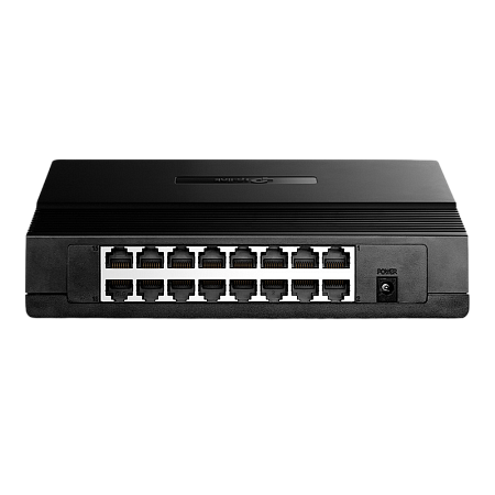 16-port 10/100Mbps Desktop Switch  TP-LINK " TL-SF1016D", Plastic Case
