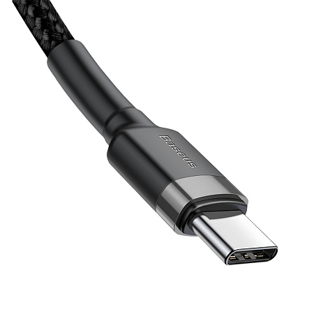 Baseus Cable Type-C to Type-C 60W 2m, Cafule Series, Black