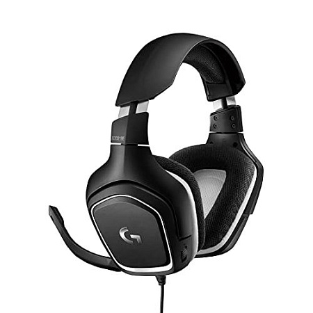 Игровая Гарнитура Logitech G332, Проводной аналоговый, Чёрный/Серебристый