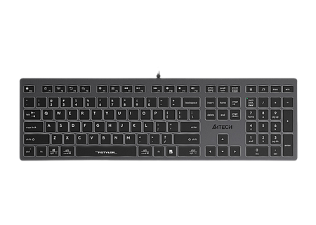 Клавиатура A4Tech FX60, Проводное, Серый