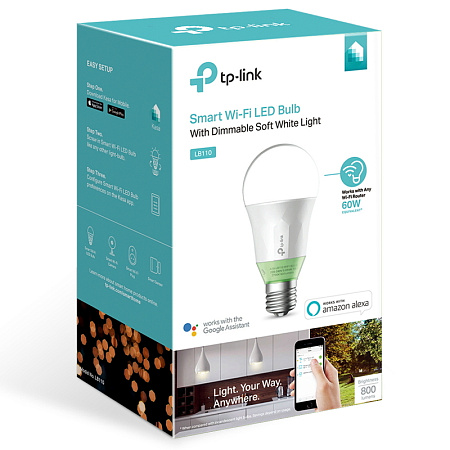TP-LINK "LB110", Smart Wi-Fi LED Bulb with Dimmable Light